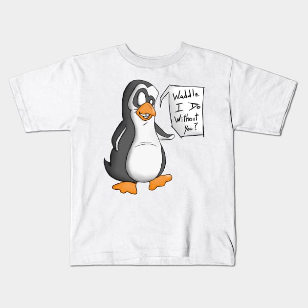 Penguin Kids T-Shirt by TheDoodleDream